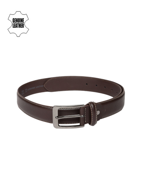 

Mast & Harbour Men Brown Genuine Leather Belt