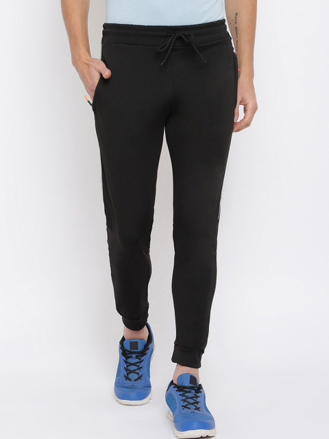 

R&B Men Black Solid Slim Fit Joggers