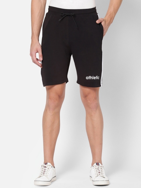 

R&B Men Black Slim Fit Shorts