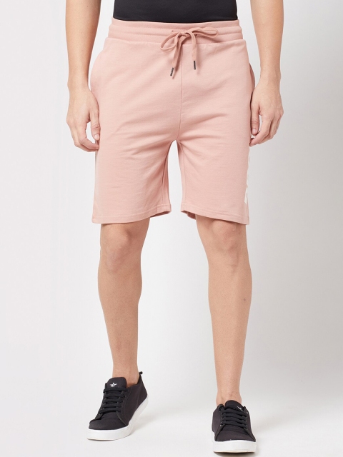 

R&B Men Pink Slim Fit Shorts