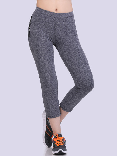 

LAASA SPORTS Women Grey Capris