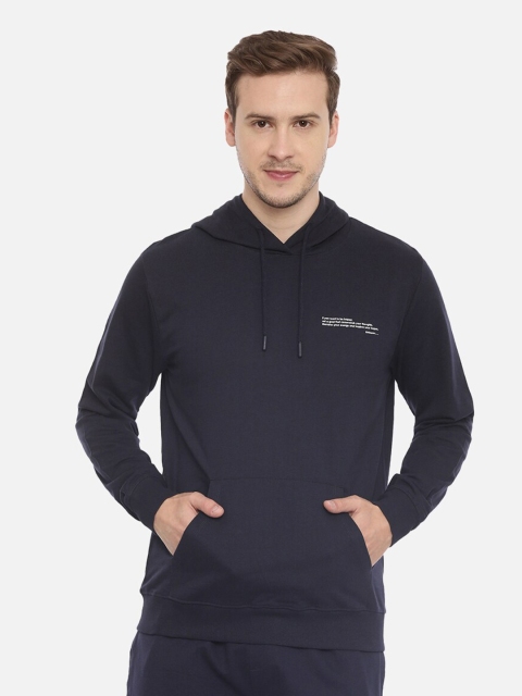 

R&B Men Navy Blue Sweatshirt