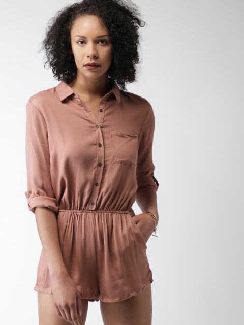 

FOREVER 21 Mauve Playsuit