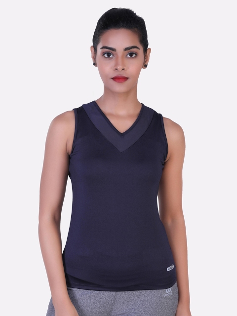 

LAASA SPORTS Navy Blue Tank Top