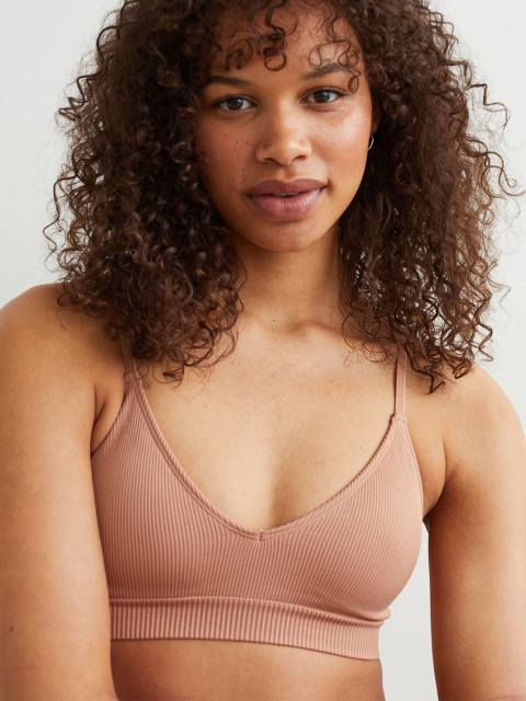 

H&M Beige Seamless Padded Bra
