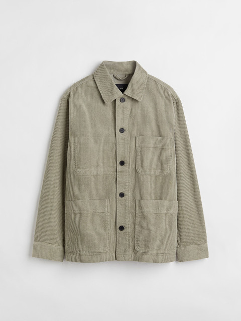 

H&M Men Green Solid Tailored Jacket
