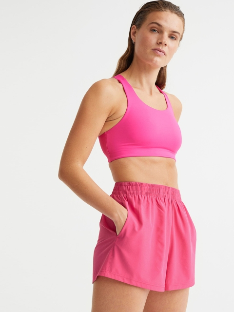

H&M Women Pink Sports shorts