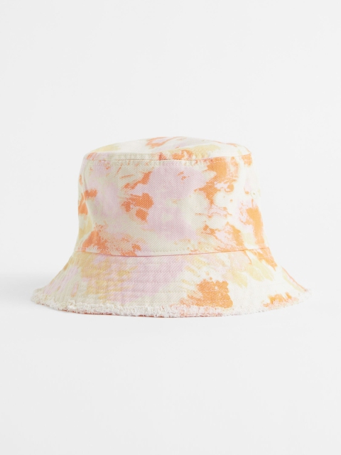 

H&M Girls Multicoloured Pure Cotton Twill Bucket Hat, Multi