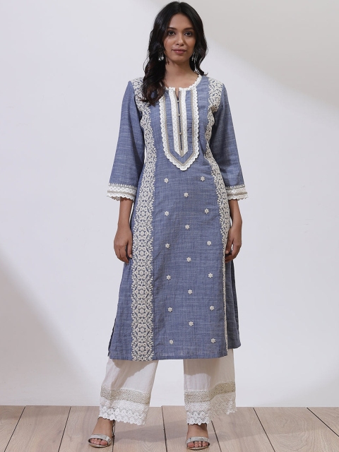 

Lakshita Women Blue Anarkali Kurta