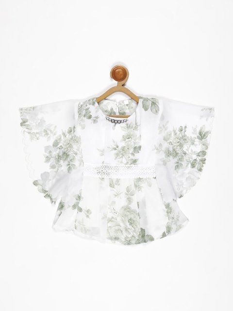 

V2 Value & Variety Green Floral Print Top