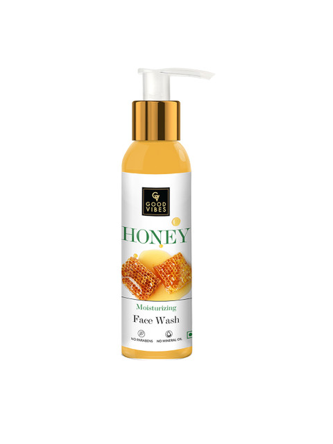 

Good Vibes Honey Moisturizing Face Wash 120 ml, Transparent