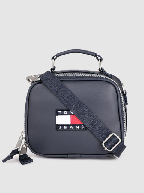 

Tommy Hilfiger Navy Blue Solid Sling Bag