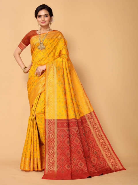 

Sangria Women Mustard Sarees