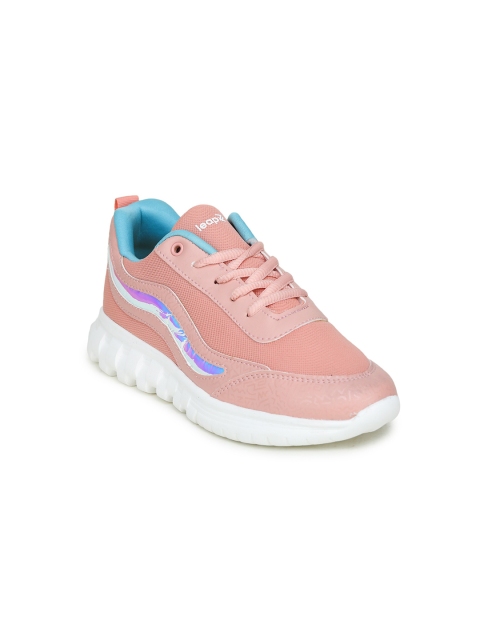 

Liberty Unisex Kids Peach-Coloured Walking Non-Marking Shoes