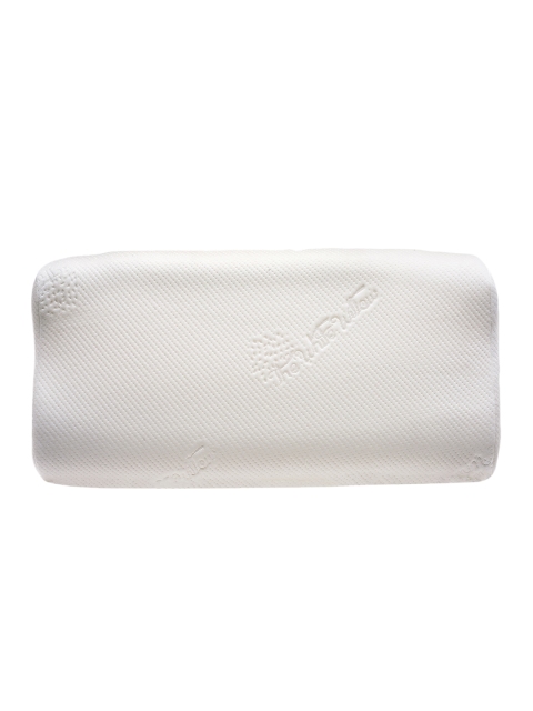 

The White Willow White Single Medium Contour Memory Foam Travel Therapedic Pillow