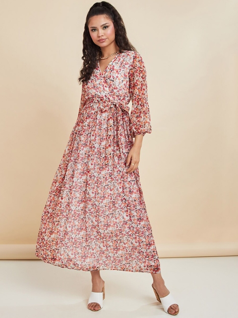 

Styli Multicoloured Floral Maxi Dress, Multi