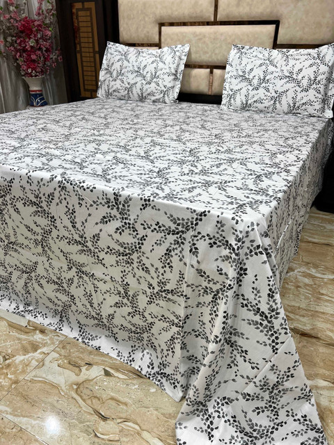 

Pure Decor Unisex Grey Bedsheets