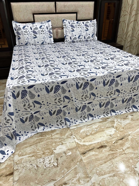 

Pure Decor Unisex Blue Bedsheets