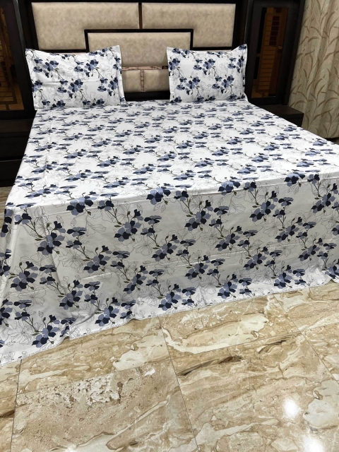 

Pure Decor Unisex Blue Bedsheets
