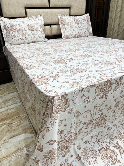 

Pure Decor Unisex Brown Bedsheets