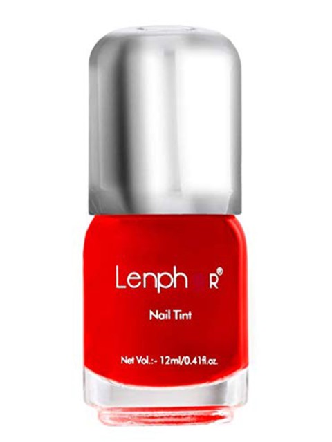 

Lenphor Shiny Nail Paint Orange Bar 12 ml, Red