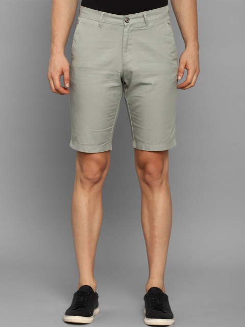 

Allen Solly Men Grey Slim Fit Chino Shorts