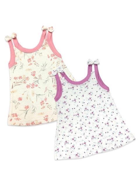 

Born Babies Beige Floral A-Line Dress