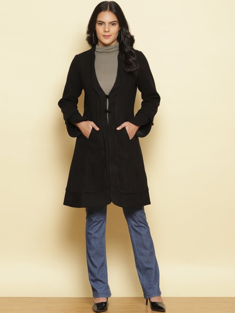 

Lakshita Women Black Solid Over Coats