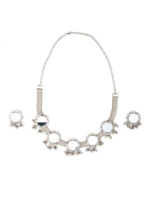 

CARDINAL Oxidised Silver-Toned Beaded Jewellery Set