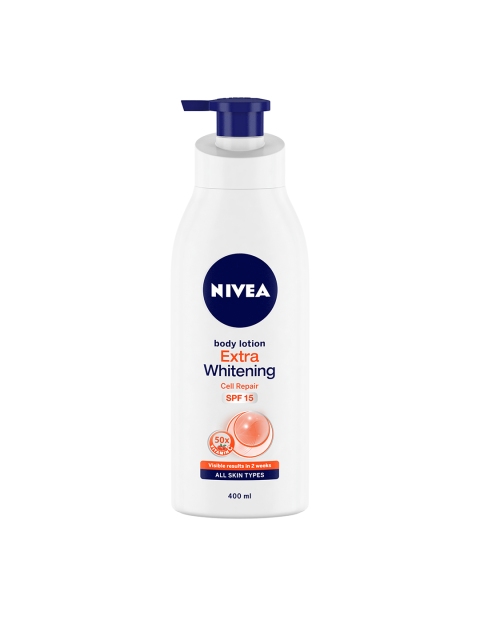 

Nivea Extra Whitening Cell Repair SPF 15 Body Lotion, White