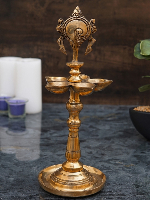 

StatueStudio Gold-Toned Panchdeep Diya
