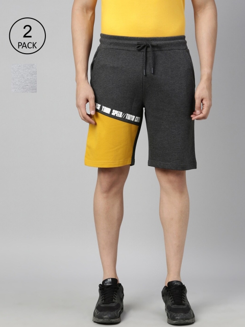 

3PIN Men Multicoloured Colourblocked Outdoor Shorts, Multi