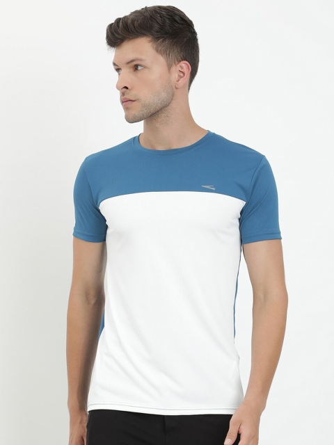 

V2 Value & Variety Men White Colourblocked T-shirt