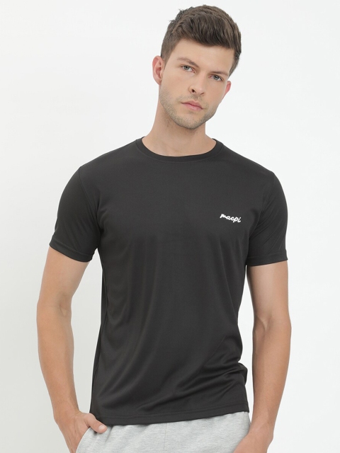 

V2 Value & Variety Men Black & castlerock T-shirt