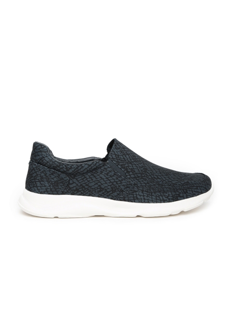 

Joy & Mario Men Navy Printed Slip-On Sneakers, Navy blue