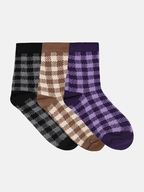 

N2S NEXT2SKIN Women Pack of 3 Above-Ankle Length Socks, Brown