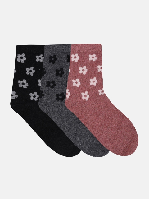 

N2S NEXT2SKIN Women Pack Of 3 Assorted Ankle Length Socks