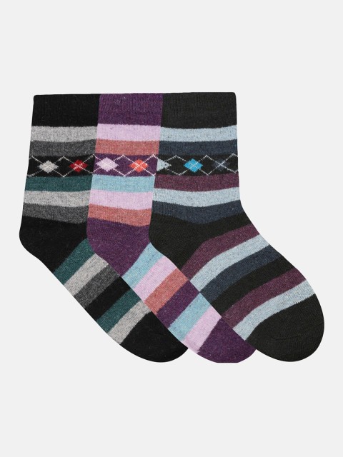 

N2S NEXT2SKIN Women Pack of 3 Assorted Above Ankle Length Socks