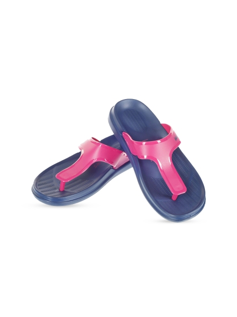 

Khadims Women Pink & Blue Slip-On