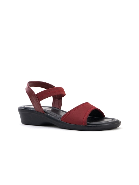 

Khadims Maroon Block Sandals