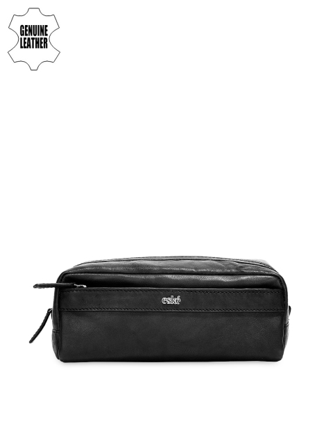 

Eske Men Black Leather Travel Pouch