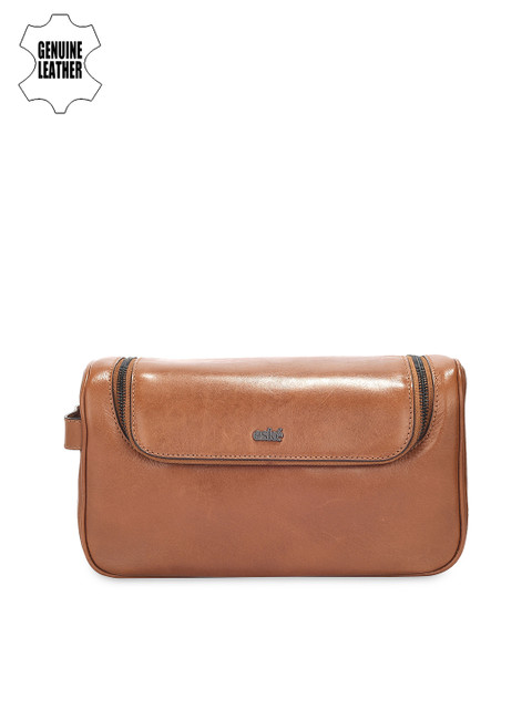 

Eske Women Tan Brown Genuine Leather Travel Pouch
