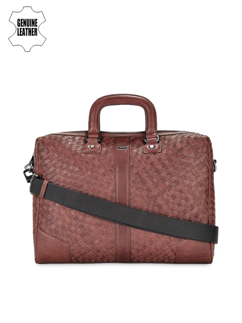 

Eske Brown Patterned Genuine Leather Laptop Bag