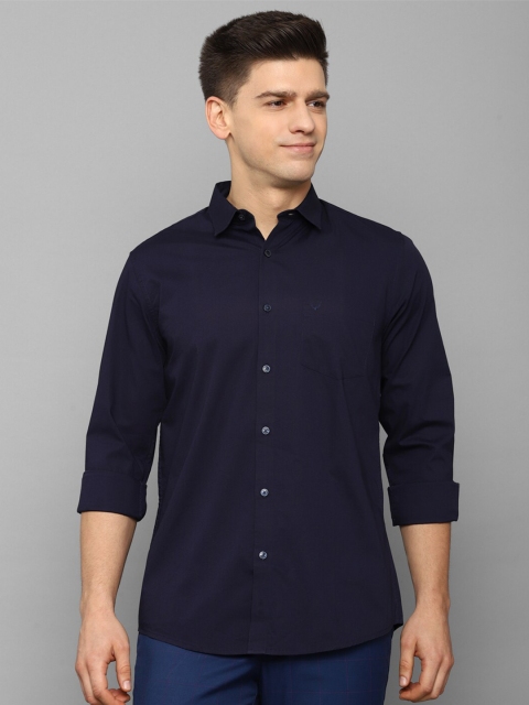 

Allen Solly Men Navy Blue Slim Fit Casual Shirt