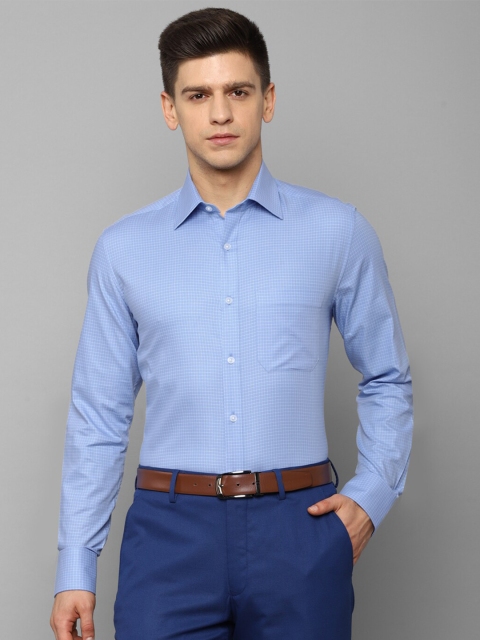 

Louis Philippe Men Blue Formal Shirt