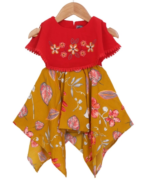 

Enfance Mustard Yellow Floral Dress