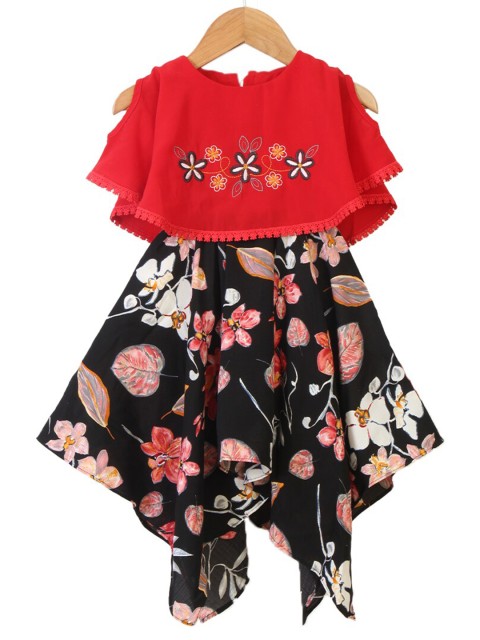 

Enfance Black Floral Dress