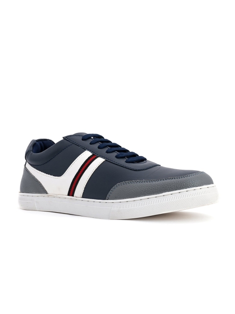 

Khadims Men Navy Blue Colourblocked Sneakers