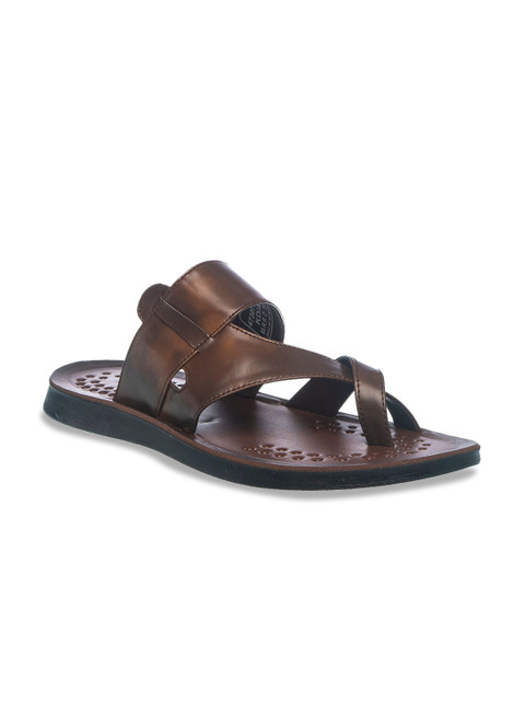 

Khadims Men Brown Comfort Sandals