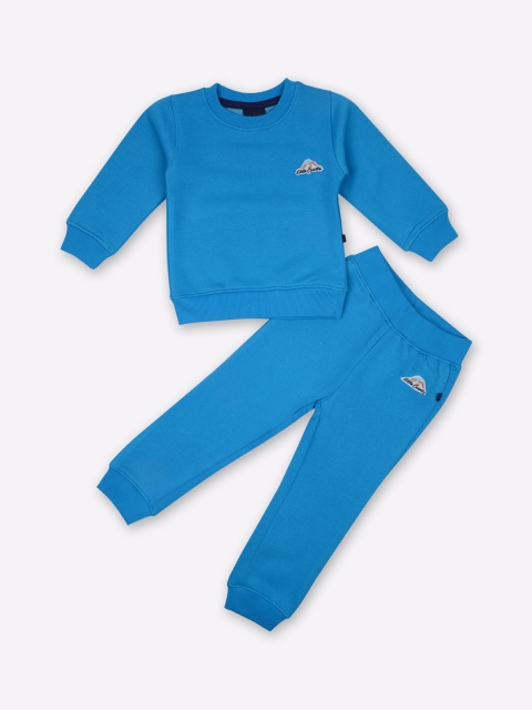 

Little County Boys Blue Embroidered Tracksuit